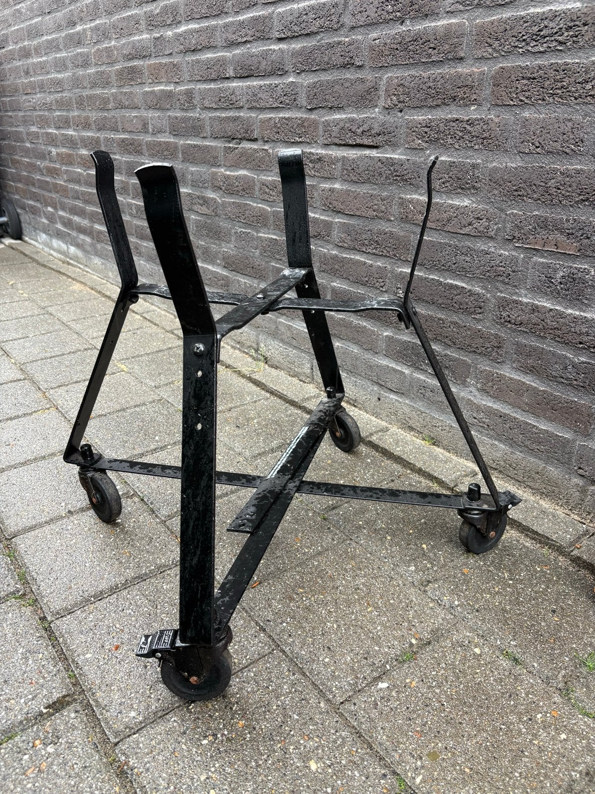Green Egg standaard met zijplankjes voor maat Medium, Ophalen, Gebruikt