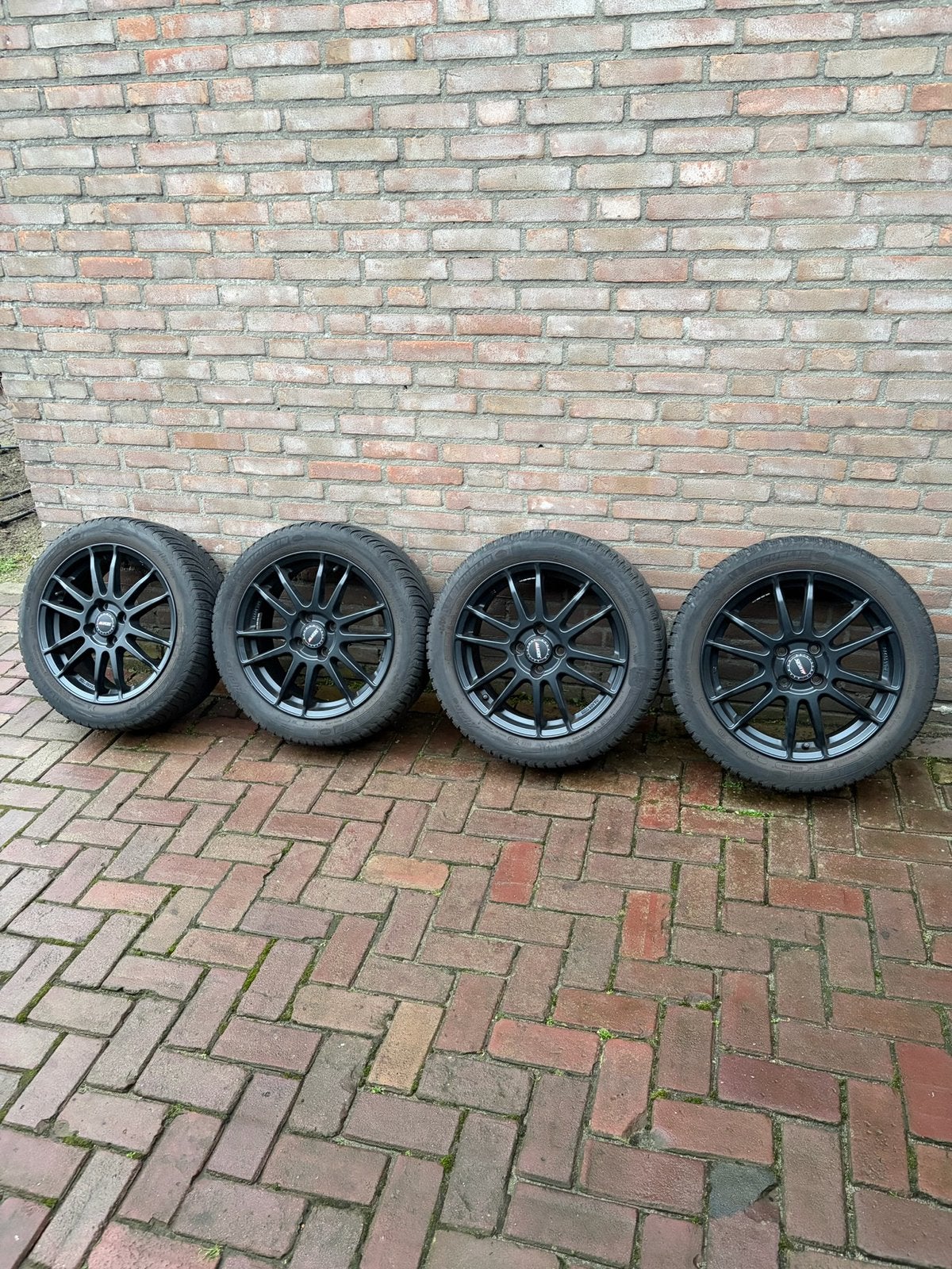16 inch velgen, zwart Alutec, Auto-onderdelen, Ophalen, Gebruikt, Velg(en), 16 inch