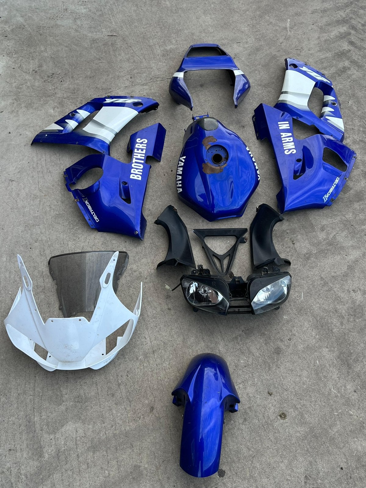 Kappenset yamaha R6 1999, Ophalen of Verzenden