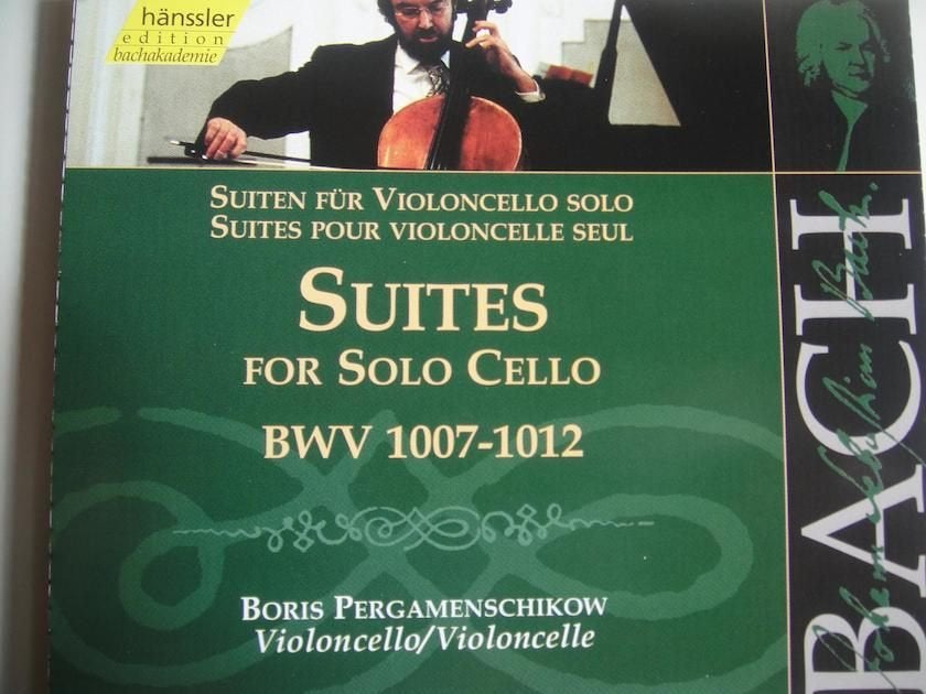 BACH Suites for solo cello 2 - CD PERGAMENSCHIKOW HÄNSSLER, Ophalen of Verzenden, Barok, Zo goed als nieuw, Kamermuziek