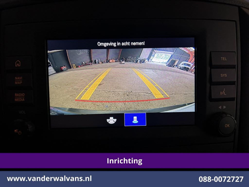 Mercedes-Benz Vito 116 CDI 164pk L3H1 inrichting Euro6 Airco, Auto's, Bestelauto's, Gebruikt, 4 cilinders, 2000 kg, Wit
