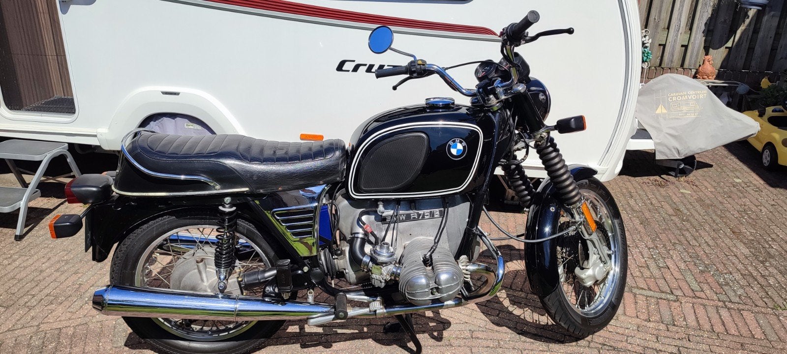 BMW R75/6 uit 1975 - Klassieke Toermotor, Motoren, 750 cc, 2 cilinders, Particulier, Toermotor