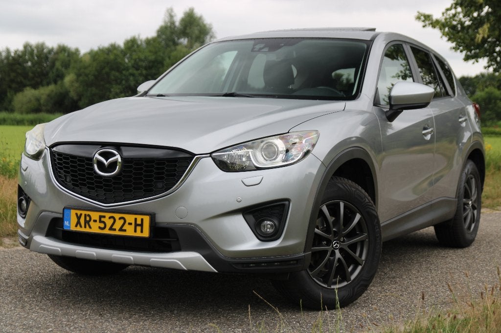 Mazda CX-5 2.0 SkyActiv AWD, Schuifdak, Leder, Clima, Cruise, Auto's, Mazda, 15 km/l, 1800 kg, Zwart, 4 cilinders