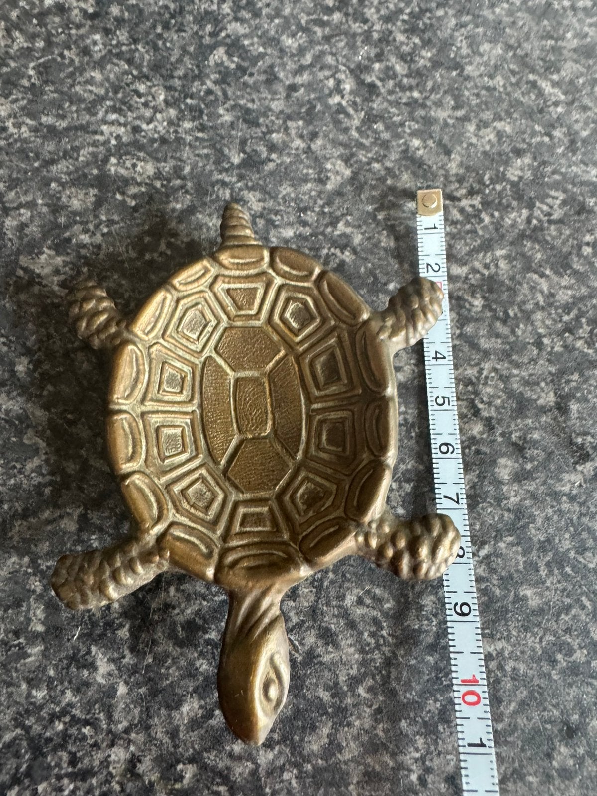 Vintage bronzen of messing schildpad asbak/schaaltje, Ophalen of Verzenden