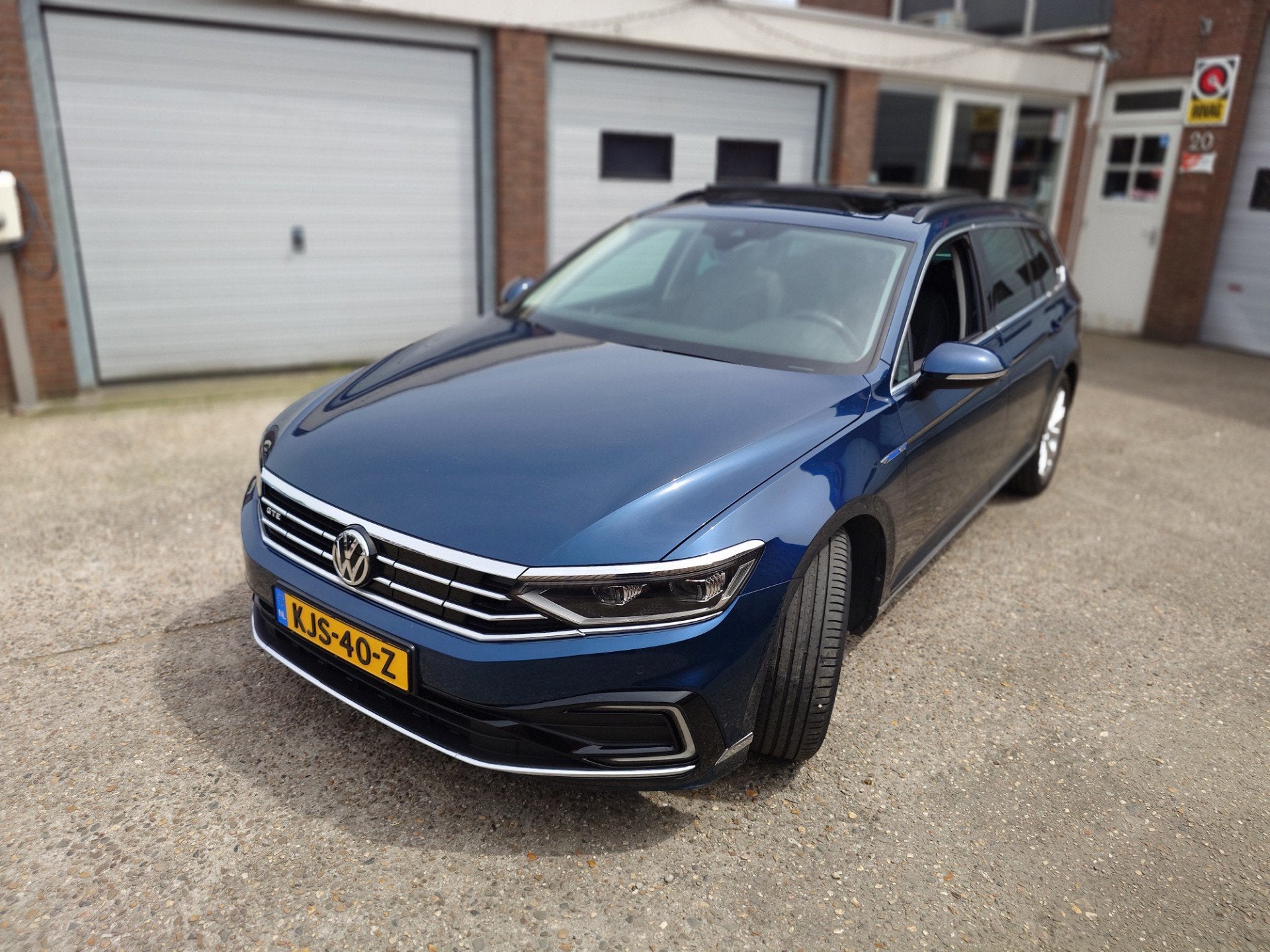 Volkswagen Passat Variant 1.4 TSI PHEV GTE Business Dealer o, Dealer onderhouden, Stof, Blauw, Plug-in hybride