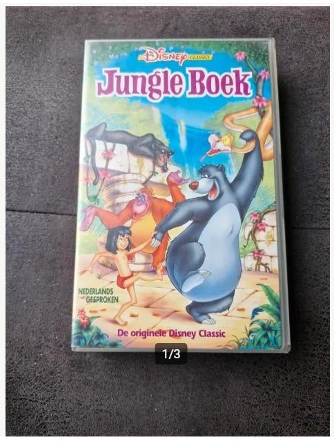 Vhs jungle boek h4, Tekenfilm, Alle leeftijden, Ophalen of Verzenden, Zo goed als nieuw
