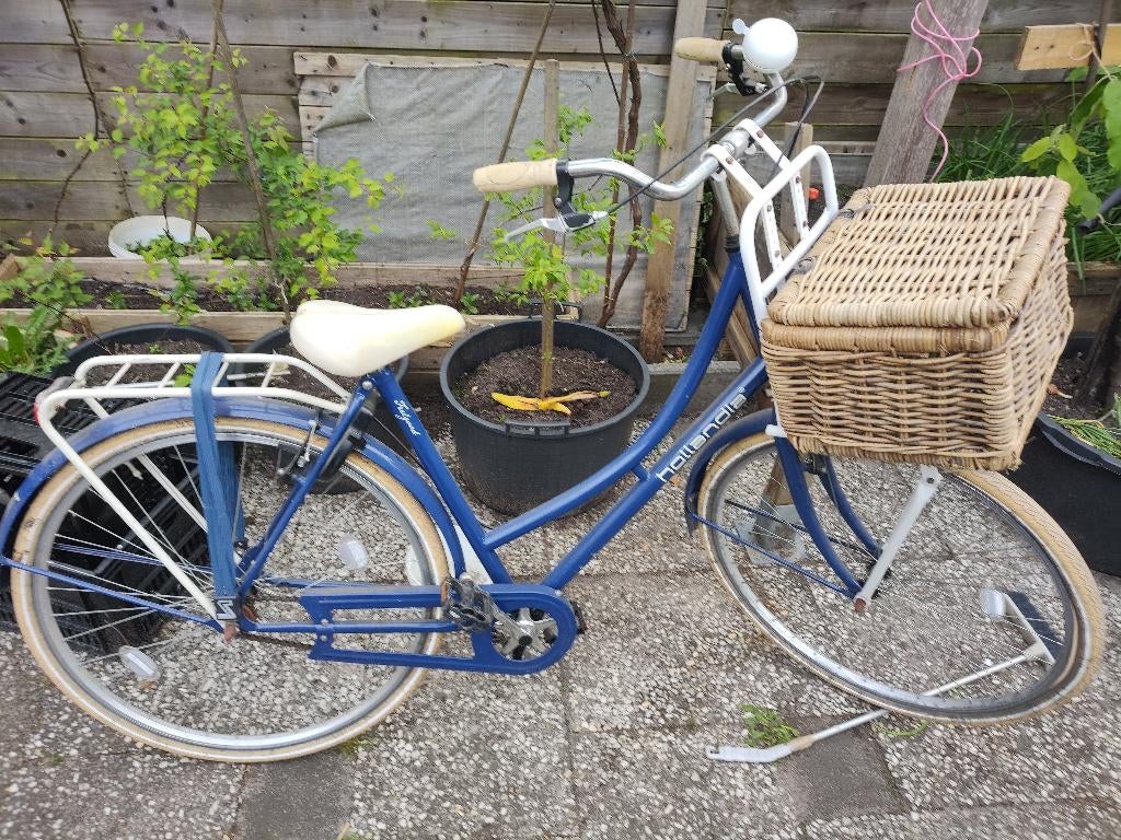 28 inch HOLLANDIA oma fiets met handrem, Fietsen en Brommers, Fietsen | Dames | Omafietsen, 50 tot 53 cm, Ophalen, Gebruikt, Handrem
