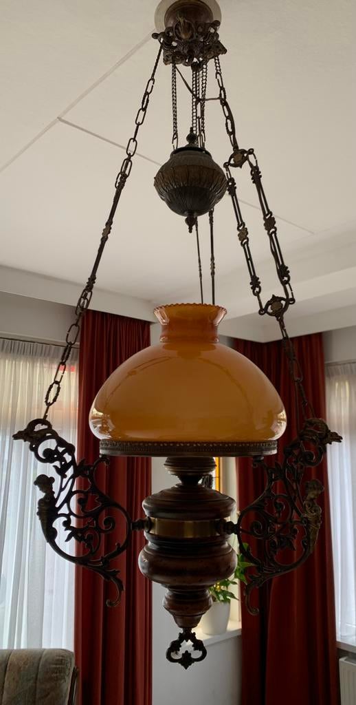 Authentieke scheepslamp, Ophalen
