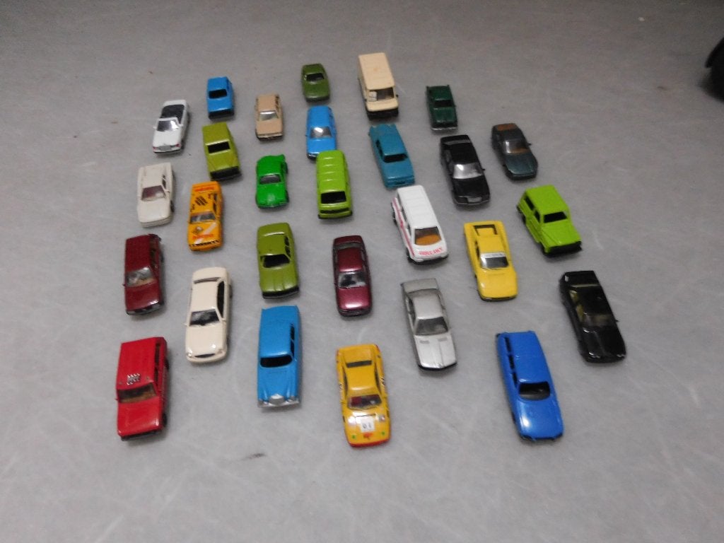 Verschillende merken Herpa, Wiking, Rietze  28 auto's H0, Hobby en Vrije tijd, Overige merken, Gelijkstroom of Wisselstroom, Overige typen