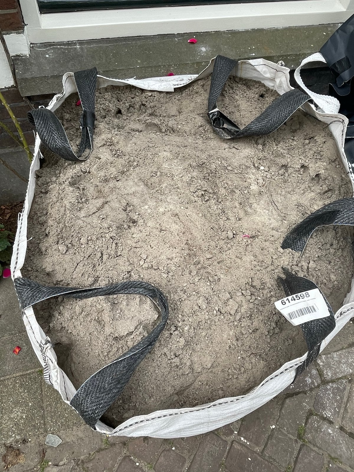 4 big bags schone grond/zand, Ophalen, Gebruikt, Ophoogzand