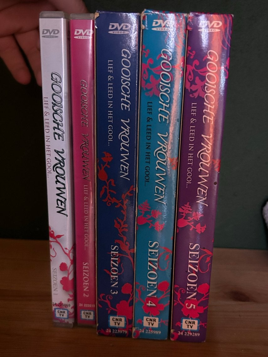 Gooische Vrouwen DVD’s - Complete Serie Seizoen 1-5, Gebruikt, Nederlands, Komedie, Vanaf 12 jaar