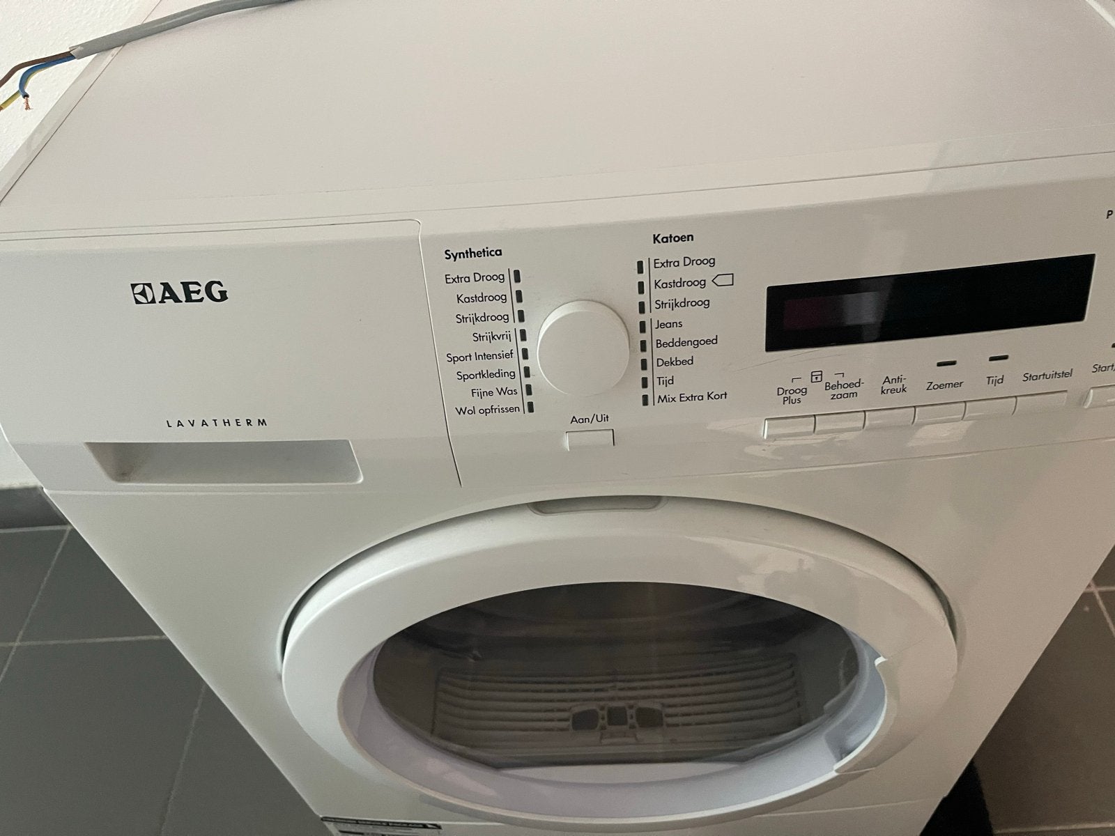 GRATIS ZELF OPHALEN AEG Lavatherm Protex Condensdroger, Ophalen, 6 tot 8 kg, Zo goed als nieuw, Voorlader