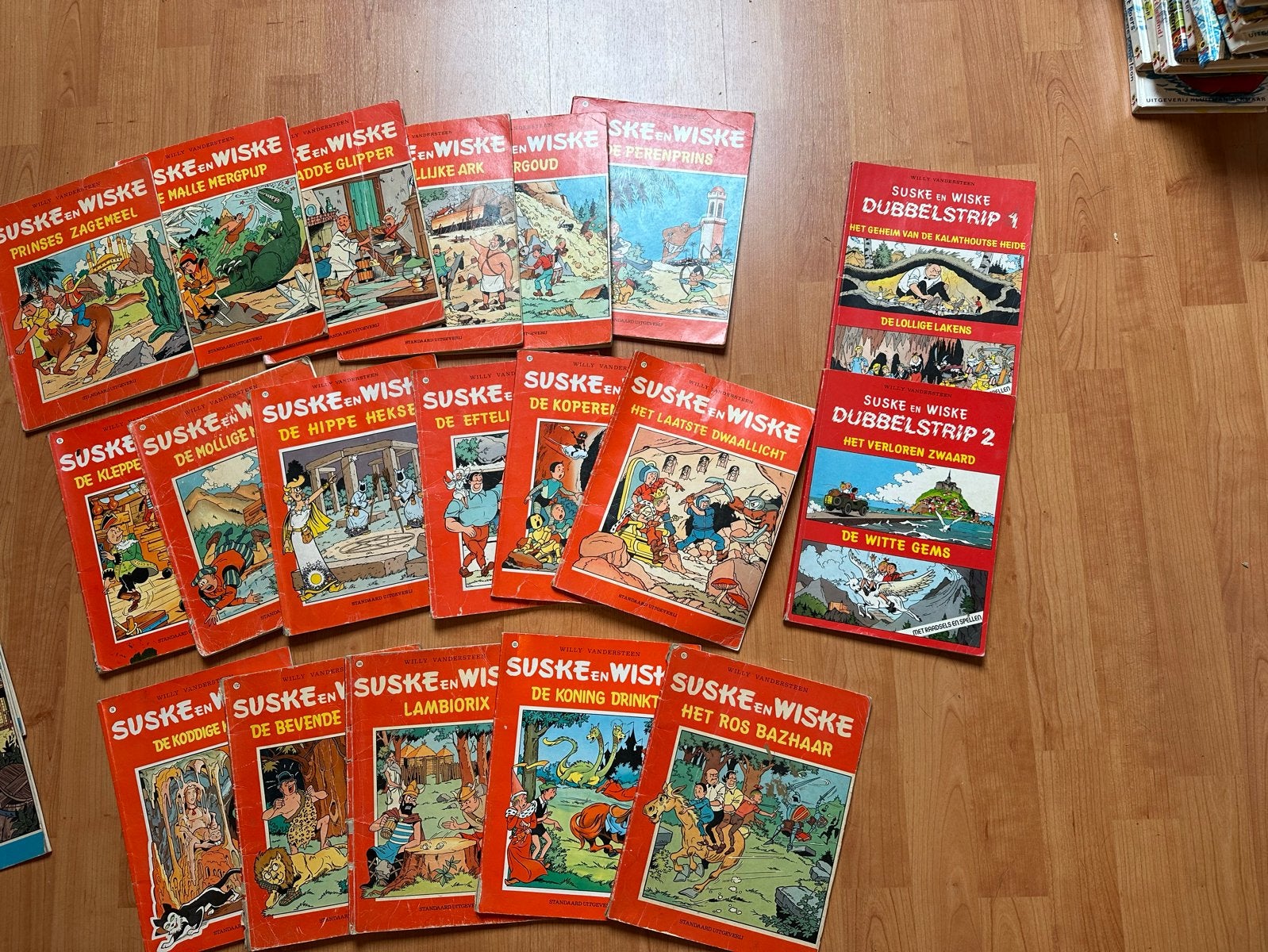 Partij Suske en Wiske, Bessy en Jerom stripboeken, Meerdere stripboeken, Ophalen of Verzenden, Gelezen