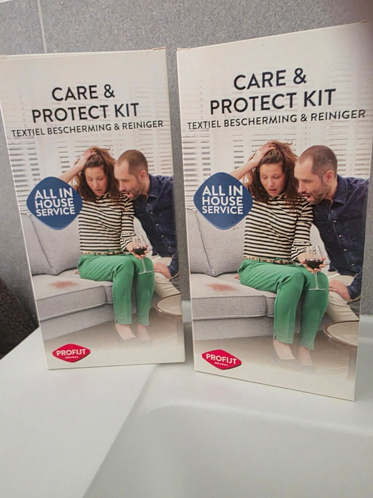 care & protect kit textiel bescherming en reiniging, Ophalen of Verzenden, Schoonmaakmiddel
