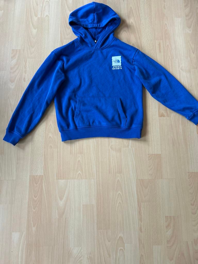The North Face Hoodie Blauw - Maat L/G (12 jaar), Ophalen, Gebruikt, Jongen