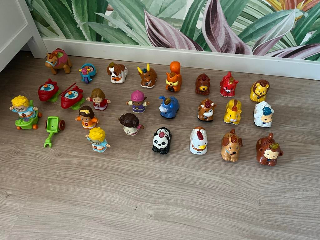 Vrolijke Vriendjes met poppetjes en diertjes vtech, Kinderen en Baby's, Speelgoed | Vtech, Ophalen, Gebruikt, 6 maanden tot 2 jaar
