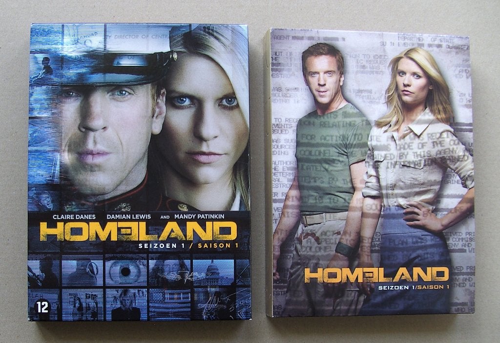 4 x DVD  Homeland  seizoen 1, Seizoen 1, Alle leeftijden, Ophalen of Verzenden, Zo goed als nieuw