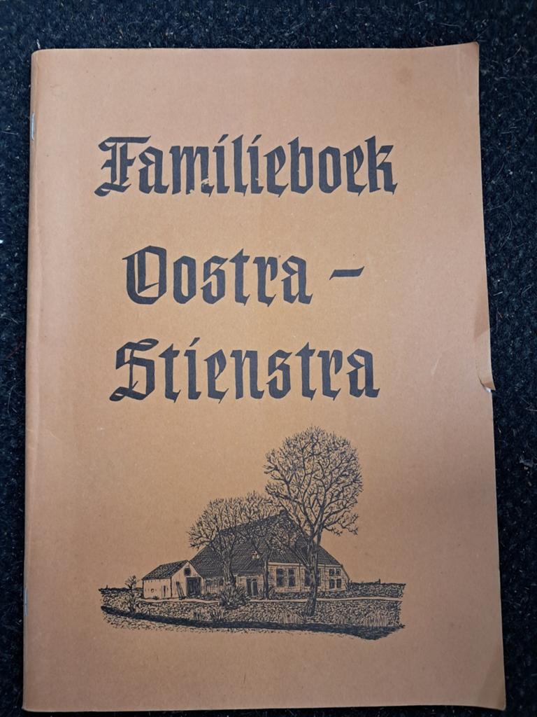 OOSTRA-STIENSTRA Familieboek, Boeken, Ophalen of Verzenden