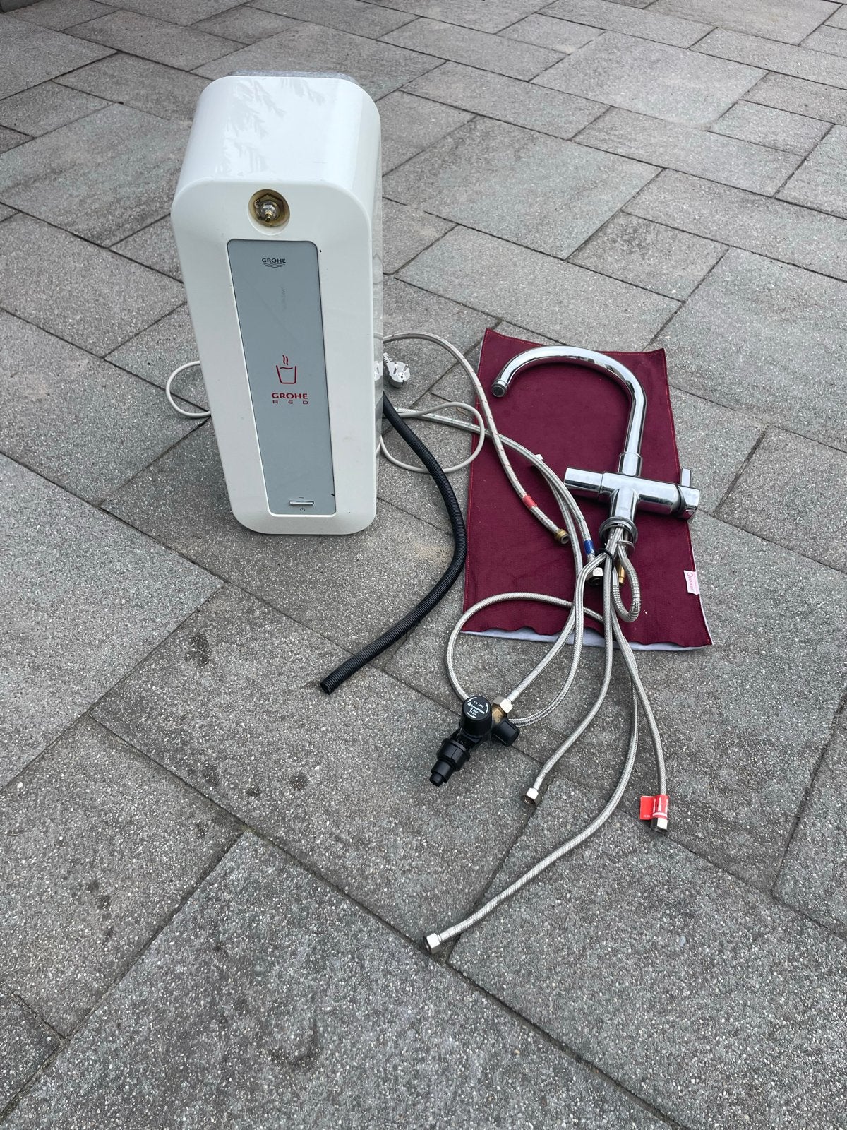 Grohe Red Boiler en Kraan - Direct Kokend Water, Gebruikt, Minder dan 20 liter, Onbekend, Boiler
