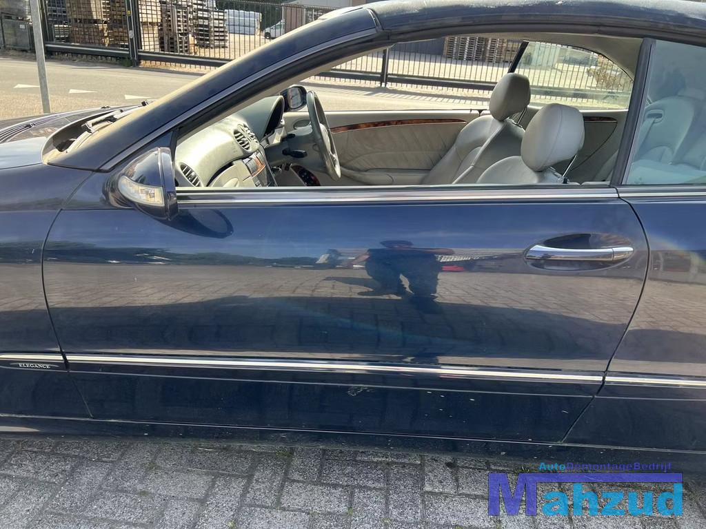 MERCEDES CLK W209 K359 Blauw links deur 2003-2010, Auto-onderdelen, Gebruikt, Mercedes-Benz AG, Deur, Mercedes-Benz