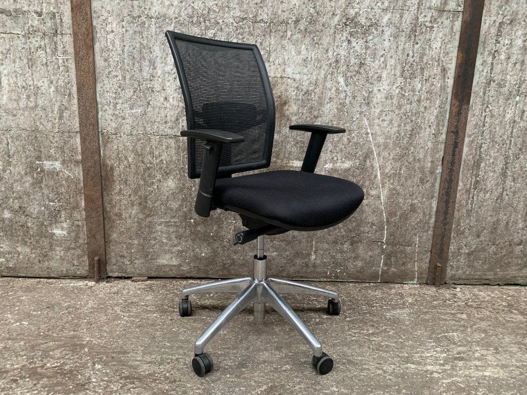 Refurbished / Tweedehands / Gebruikte bureaustoelen 706CS, Gebruikt, Zwart, Ophalen of Verzenden, Bureaustoel