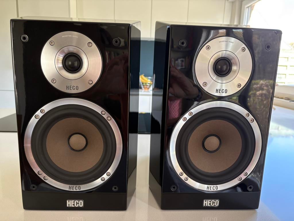 Heco Celan XT301 Boekenplankspeakers, Audio, Tv en Foto, Luidsprekers, Zo goed als nieuw, 120 watt of meer, Front, Rear of Stereo speakers