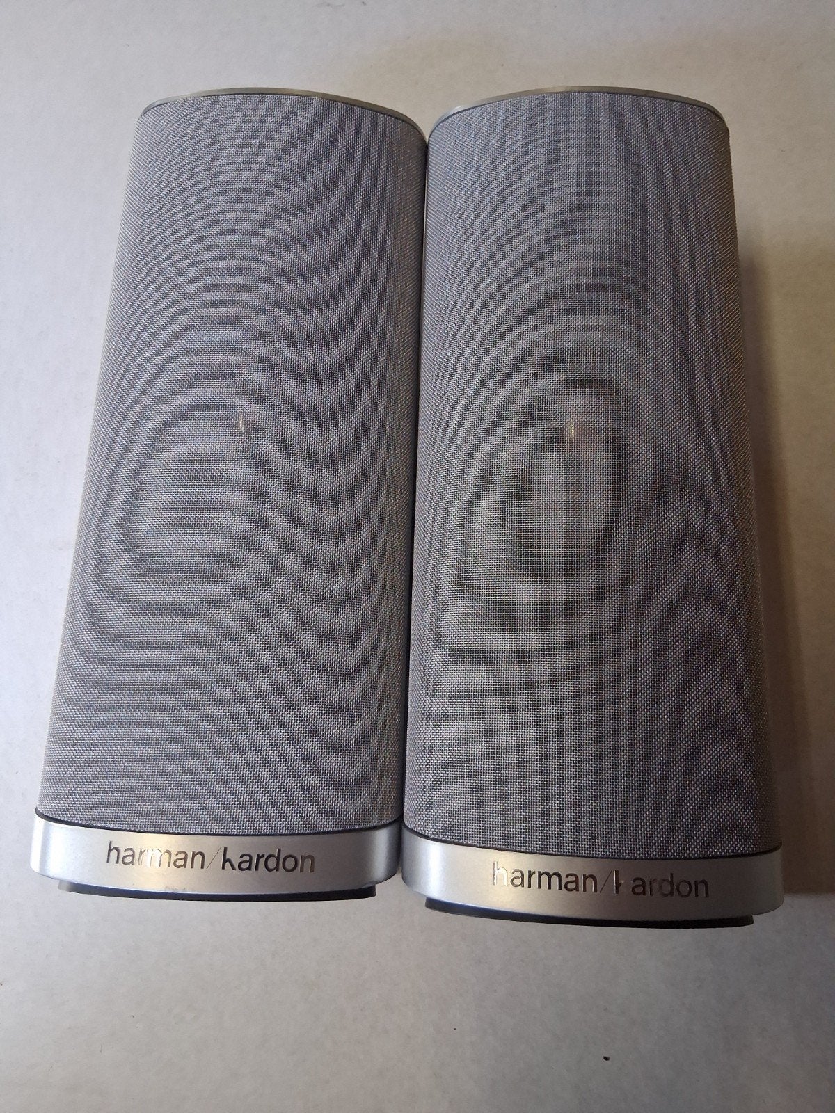 Harman Kardon SAT-TS14 Satelliet Speakers (Set van 2) + Kabe, Gebruikt, Inclusief kabels, Speakerset, Ophalen of Verzenden