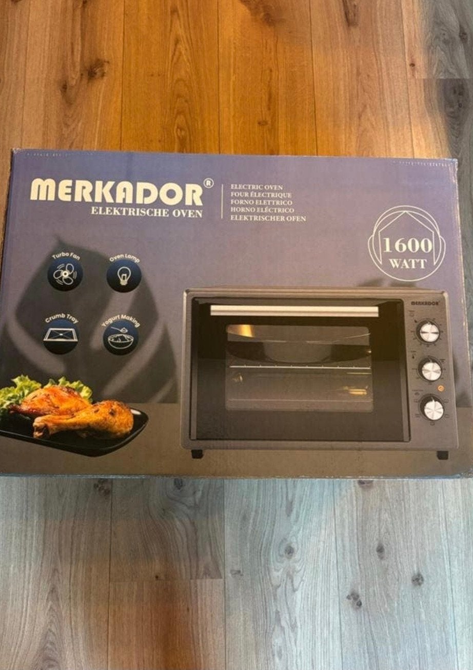 Merkador Elektrische Oven, Witgoed en Apparatuur, Ovens, Ophalen, Minder dan 45 cm, Overige merken, Oven