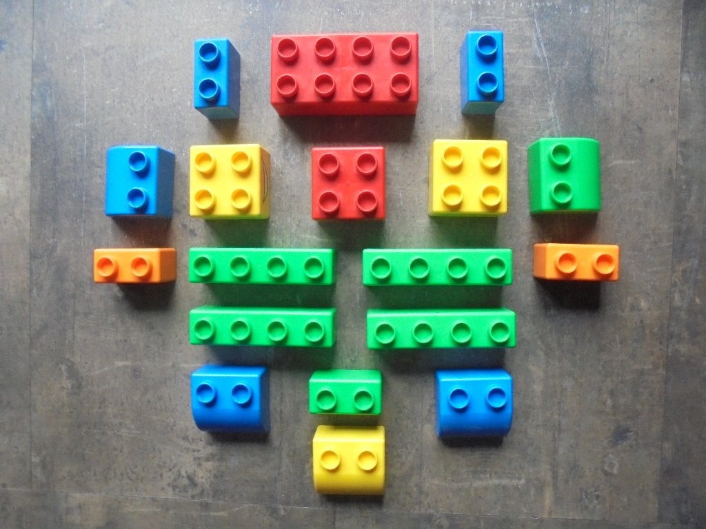 Lego Quatro Brick Set 27 (zie foto's), Ophalen of Verzenden, Gebruikt, Losse stenen, Lego