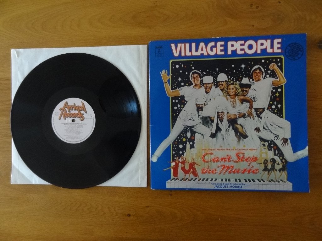 LP Village people - Can't stop the music soundtrack, Ophalen of Verzenden, LP
