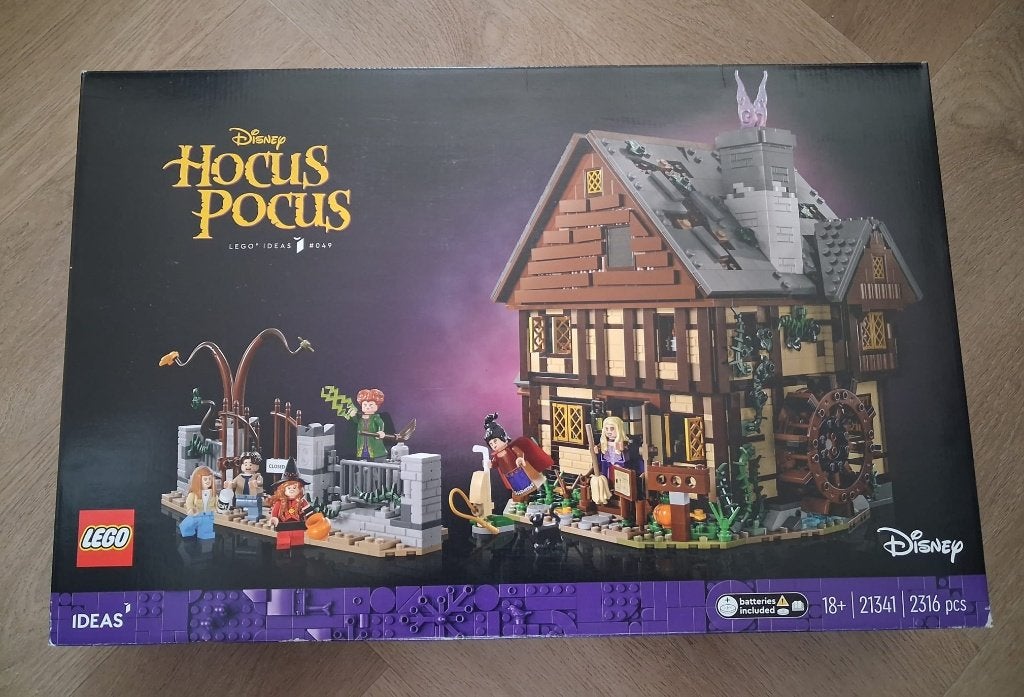 LEGO 21341 Ideas: Disney Hocus Pocus: Huisje Sanderson, Lego, Nieuw, Ophalen of Verzenden, Ideas
