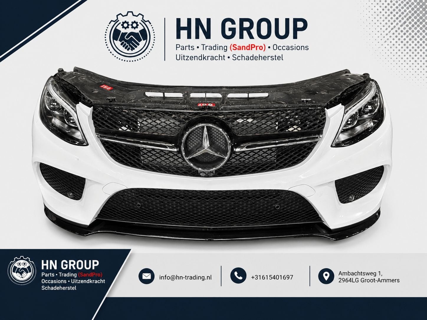 Mercedes-Benz C292 Voorfront, Gebruikt, -, Ophalen of Verzenden, Bumper