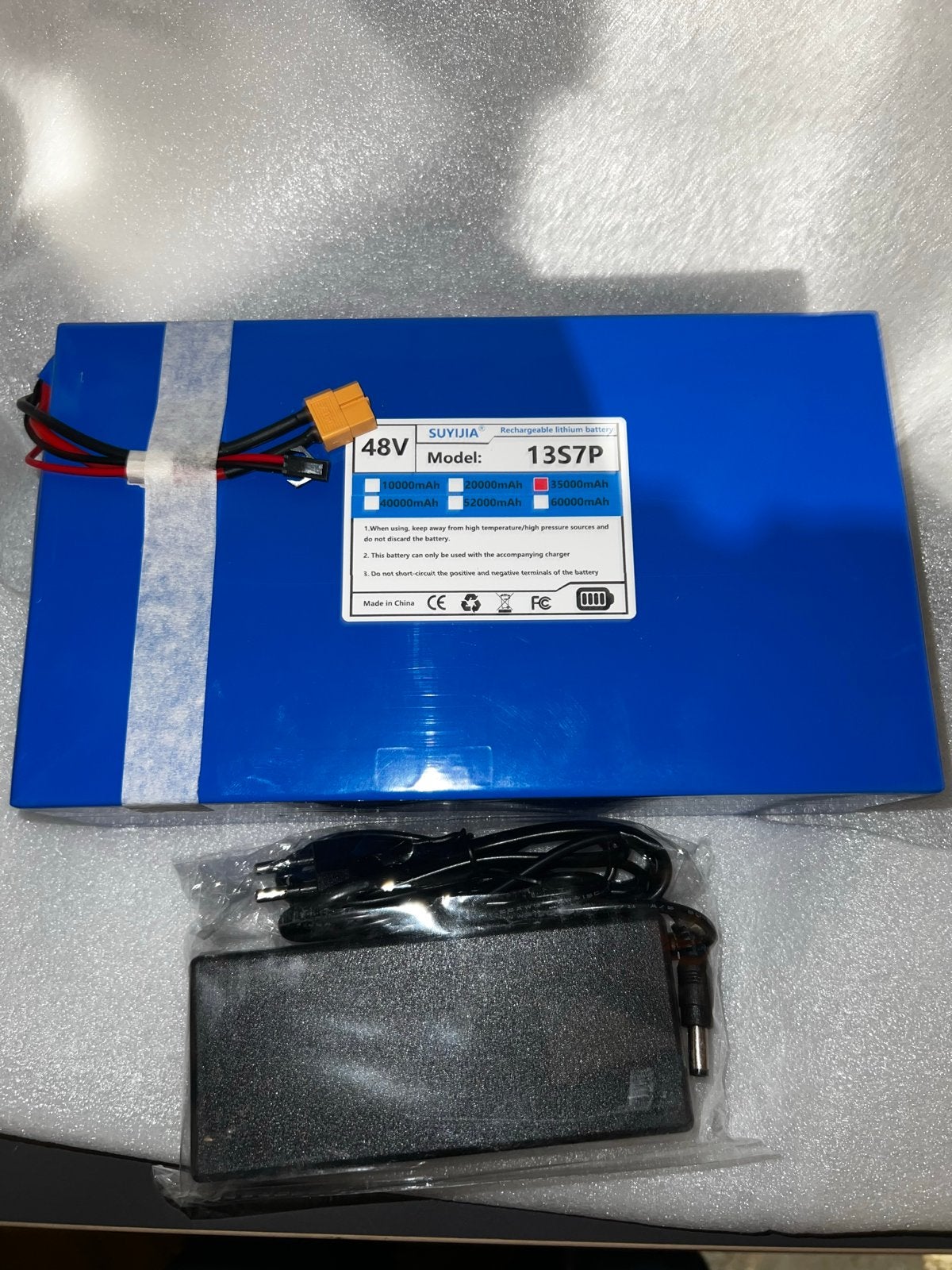 48V 13S7P Oplaadbare Lithium Batterij met Oplader, Ophalen of Verzenden, Nieuw, Oplaadbaar