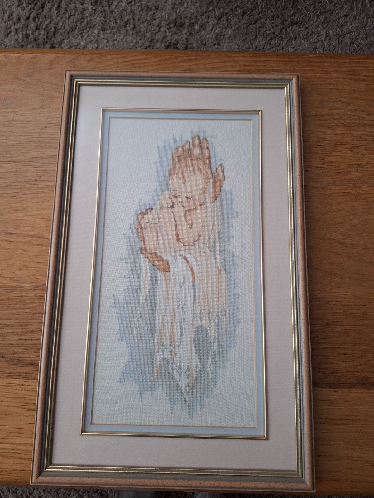 mooi geborduurd schilderij, Ophalen of Verzenden