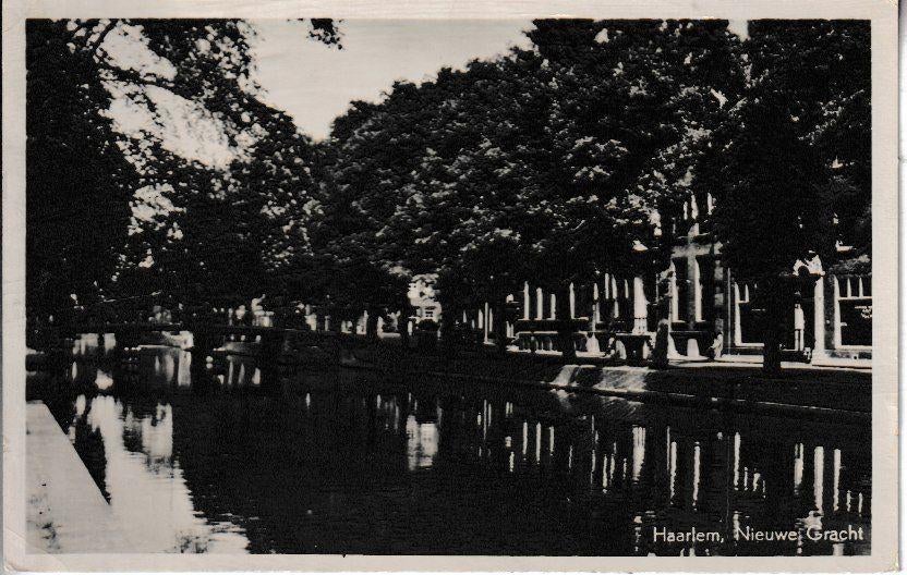 HAARLEM - NIEUWE GRACHT, Ophalen of Verzenden, 1940 tot 1960, Ongelopen, Noord-Holland