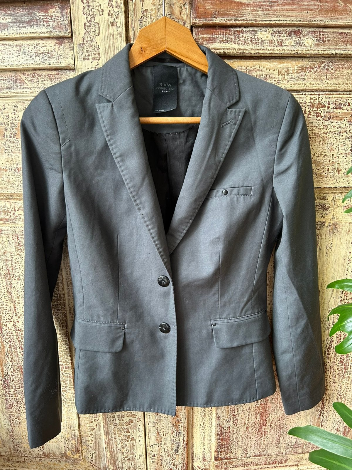 G-Star RAW correctline grijze blazer maat 36, Ophalen of Verzenden, Zo goed als nieuw, Jasje, Maat 36 (S)