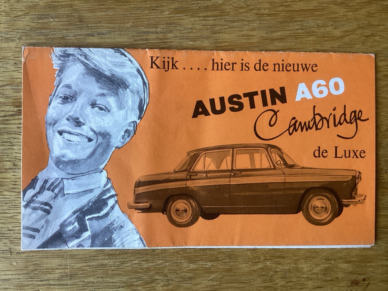 Originele Austin A60 Cambridge de Luxe brochure, Ophalen of Verzenden, Gelezen, Overige merken