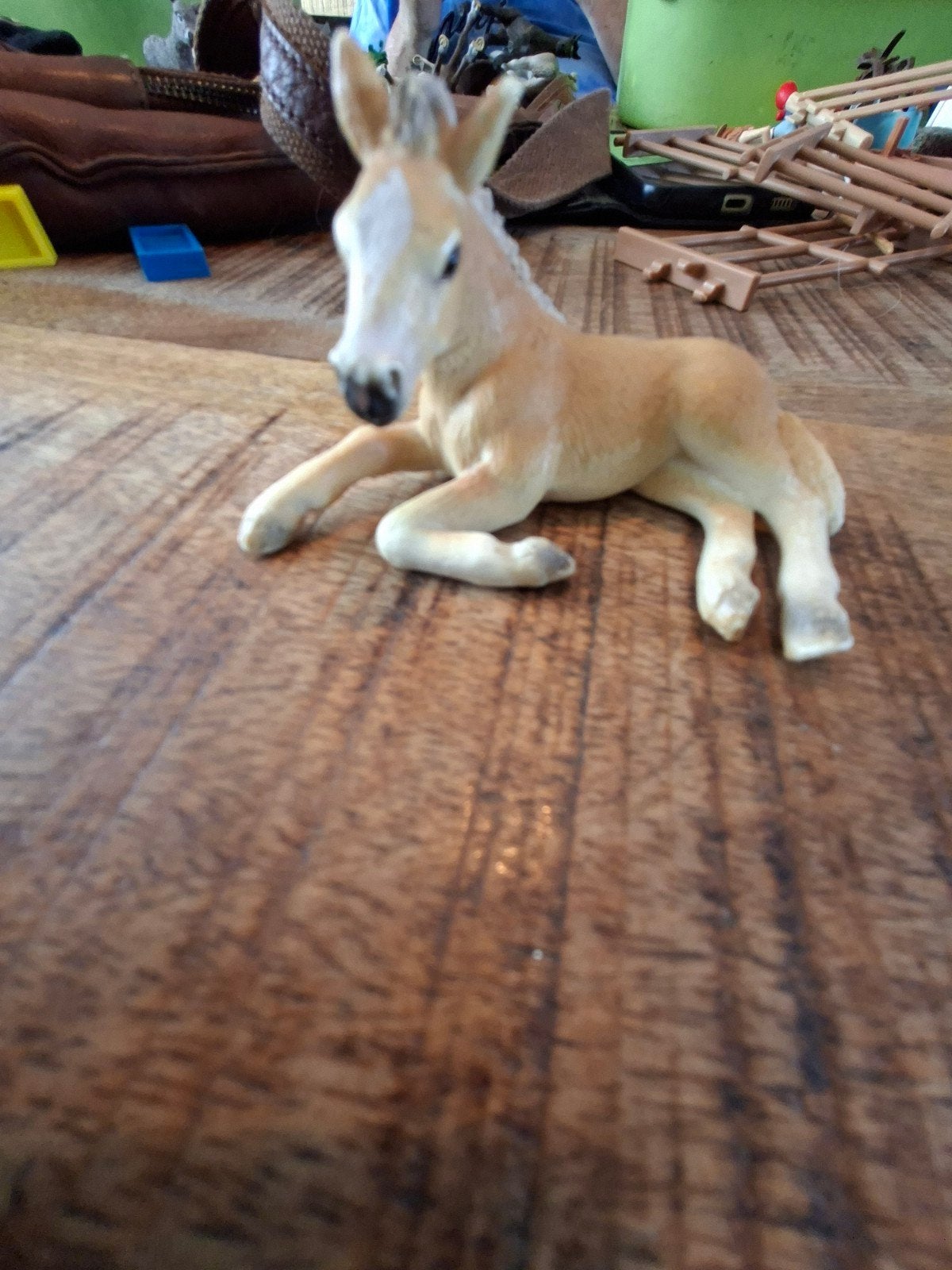 Schleich haflinger veulen, Ophalen of Verzenden, Zo goed als nieuw, Paard, Beeldje of Figuurtje