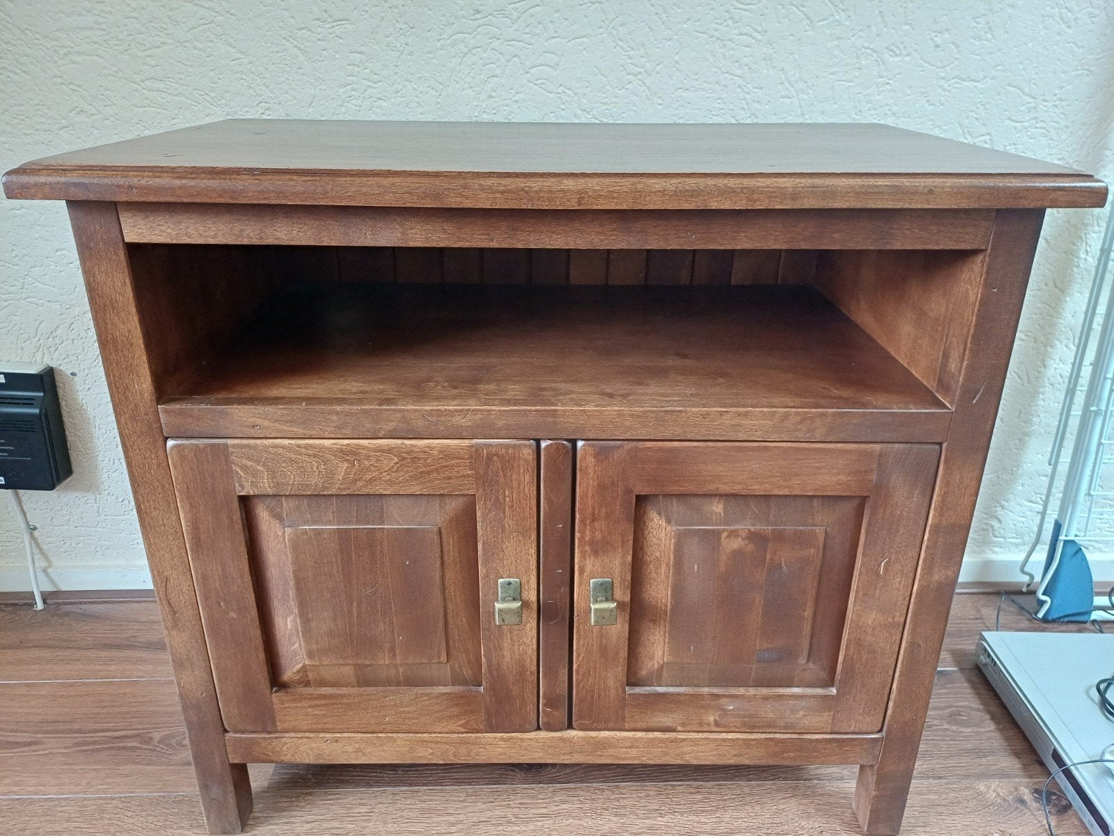 Houten TV-meubel / audiomeubel met kastjes, Ophalen, Gebruikt, Klassiek, 50 tot 100 cm