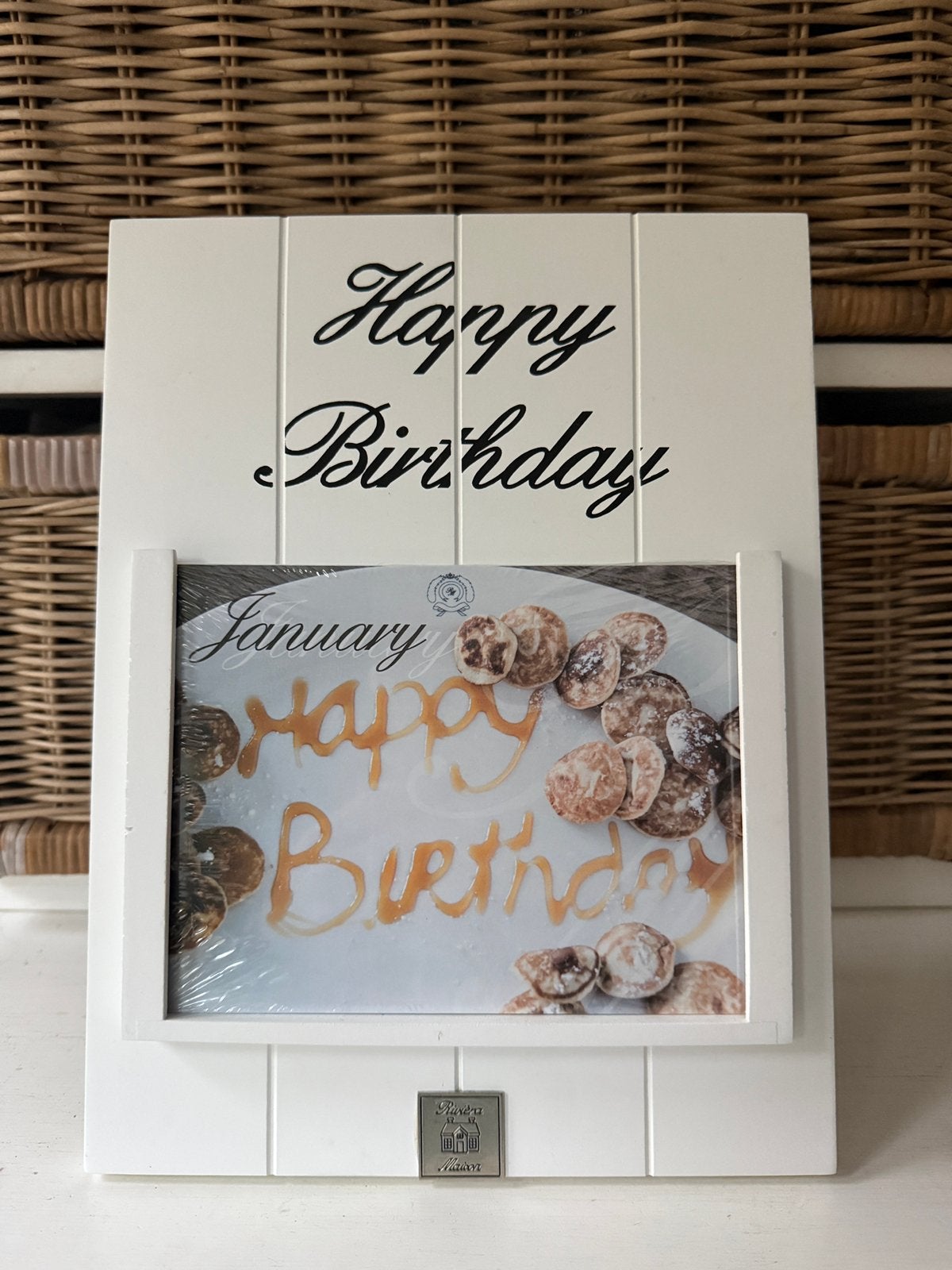 Nieuw happy birthday kalender Riviera Maison, Huis en Inrichting, Wandmontage, Overige typen, Ophalen of Verzenden, Zo goed als nieuw