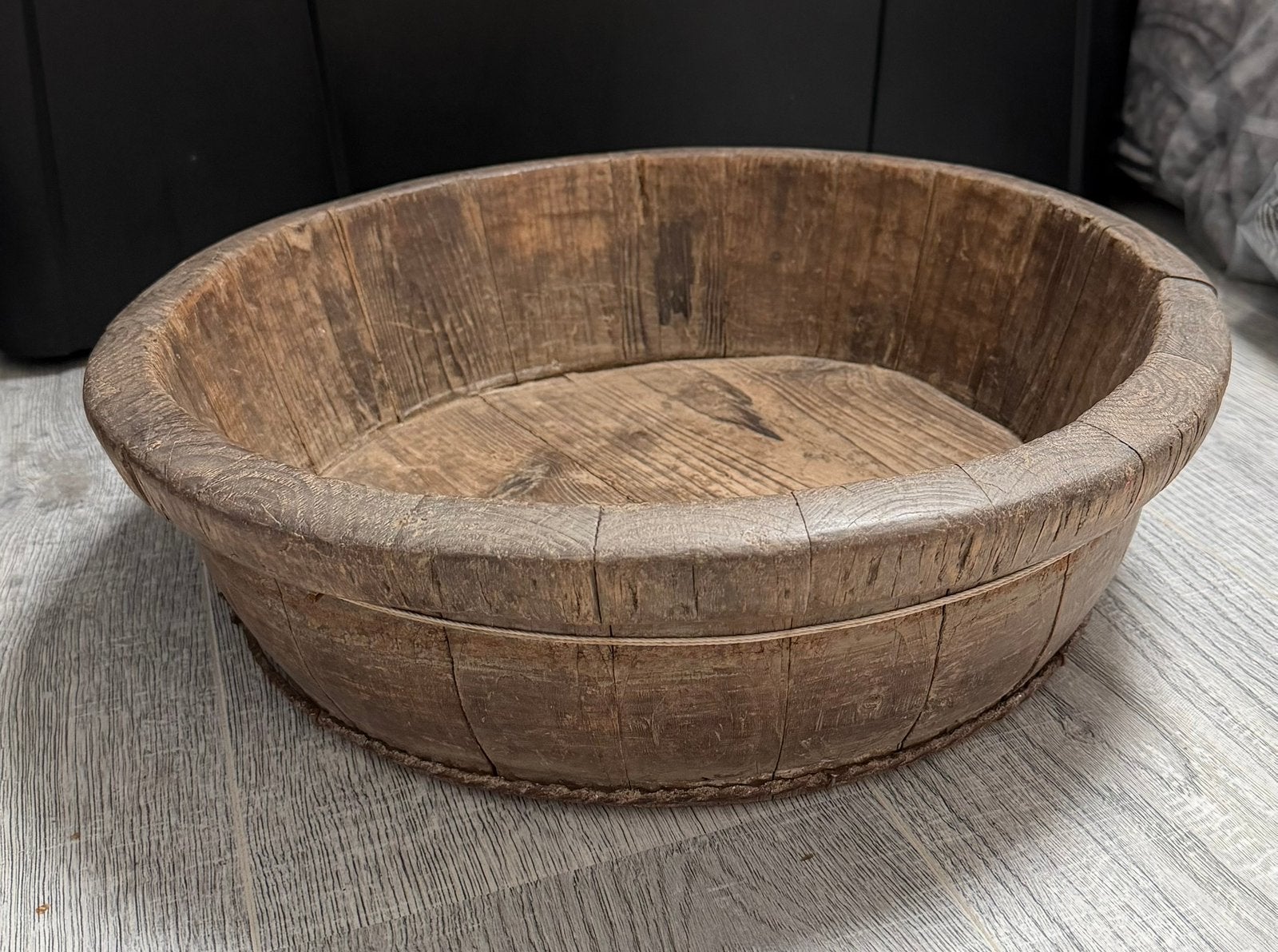 Nepalese houten schaal, Antiek en Kunst, Antiek | Schalen, Ophalen