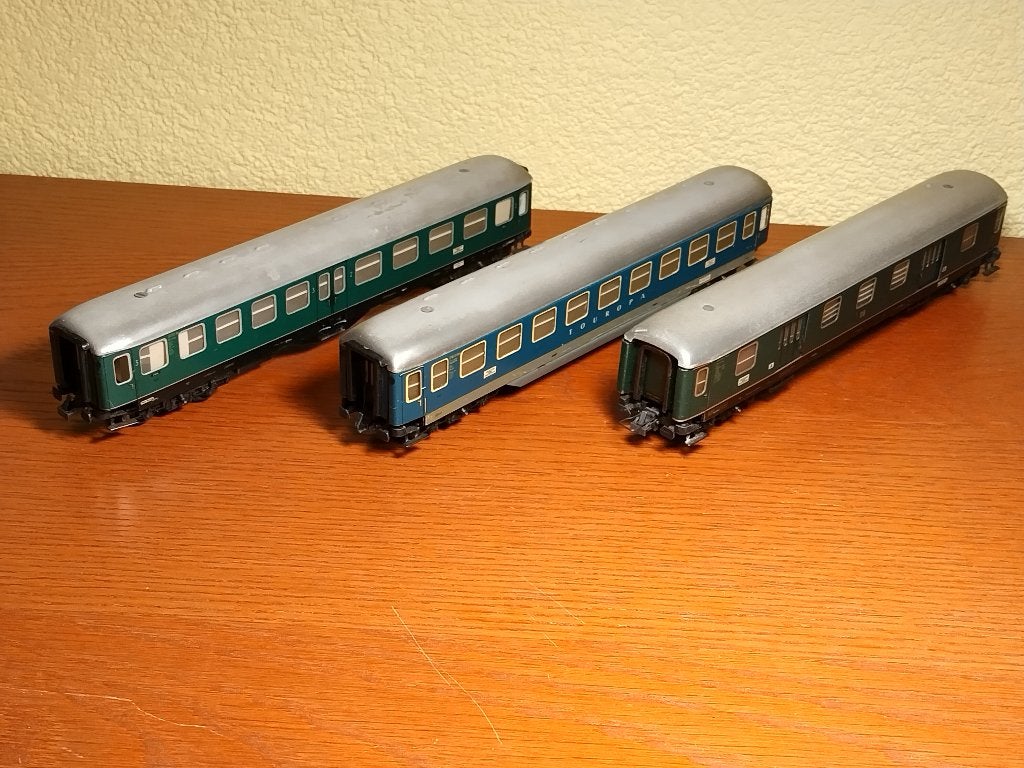 Trix Express 20/171-175-179 - Rijtuigen (3x), Gebruikt, Gelijkstroom, Trix, Wagon