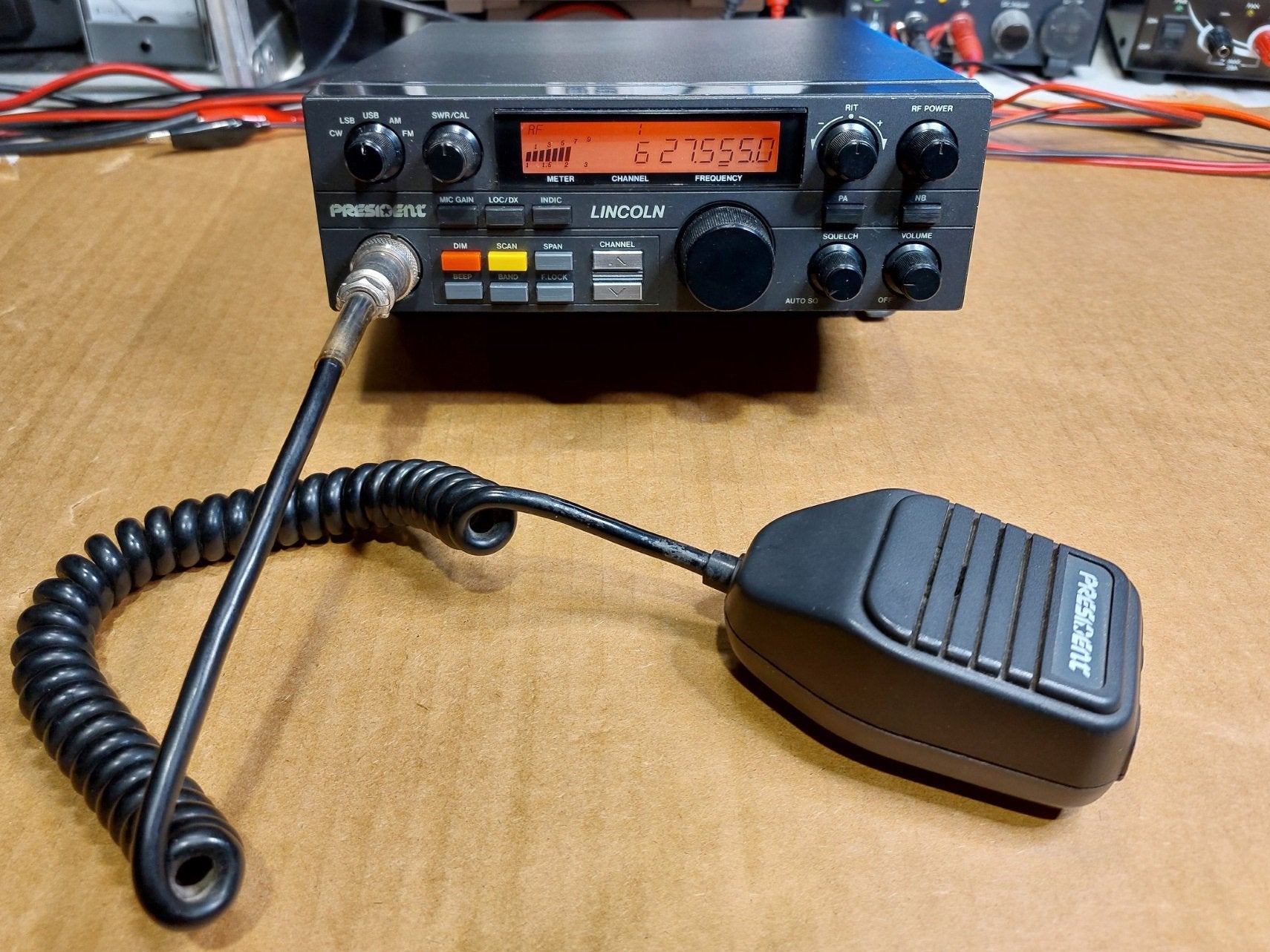 President Lincoln 10/11 meter transceiver 27mhz all mode, Telecommunicatie, Zenders en Ontvangers, Ophalen of Verzenden, Zo goed als nieuw
