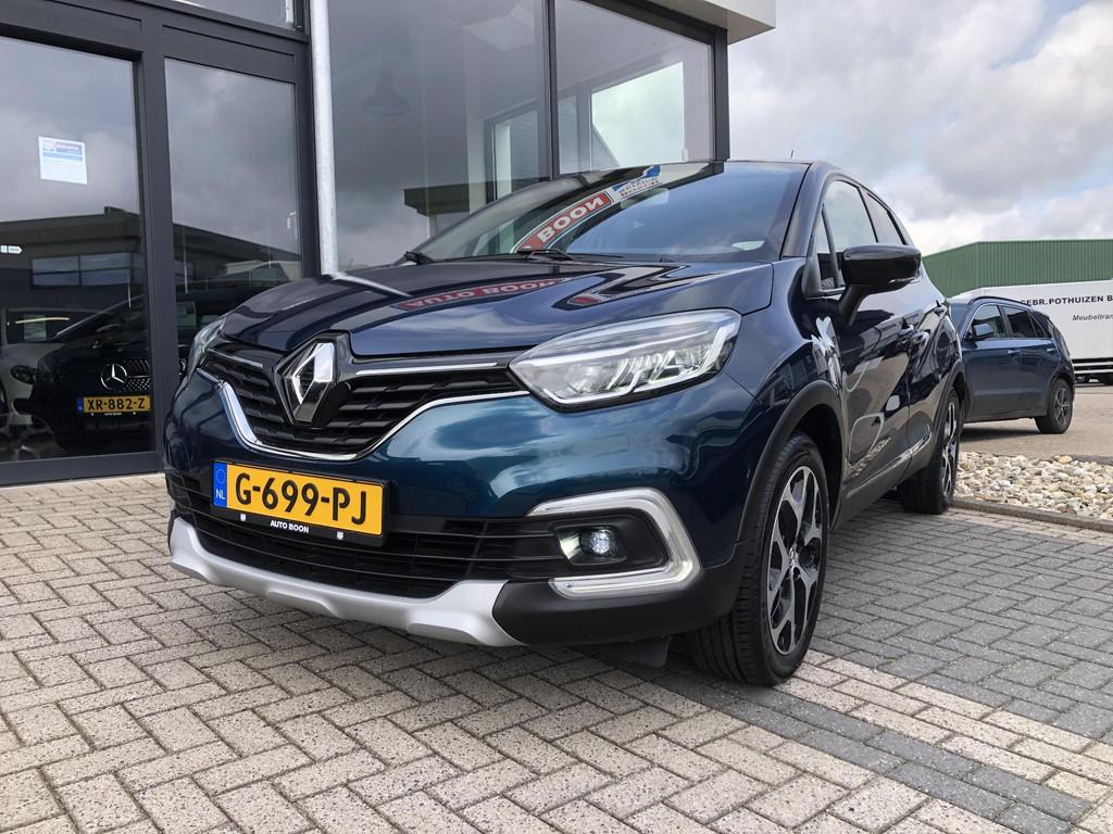 Renault Captur 0.9 TCe 90PK INTENS 2-TONE R-LINK/NAVI/LED/ /, Auto's, 898 cc, Stof, Gebruikt, Euro 6
