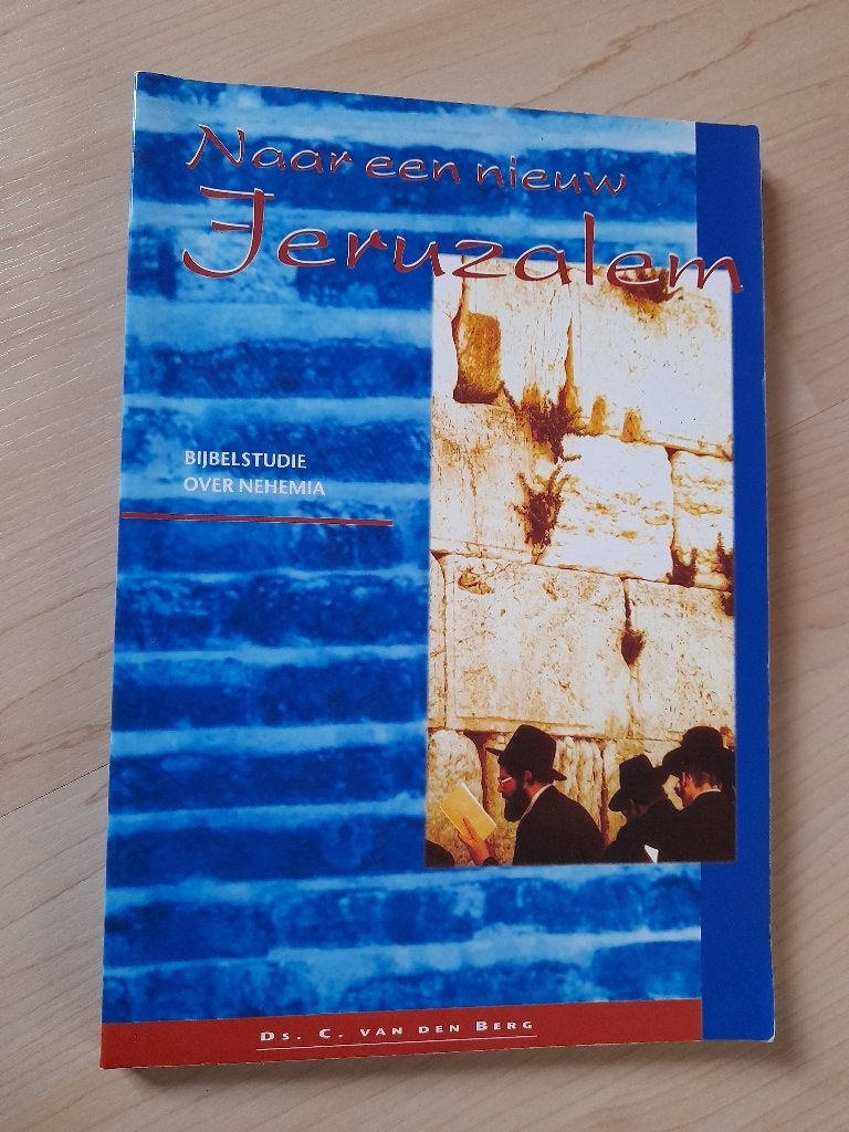 NAAR EEN NIEUW JERUZALEM Ds C van den Berg BIJBELSTUDIE OVER, Ophalen of Verzenden, Zo goed als nieuw