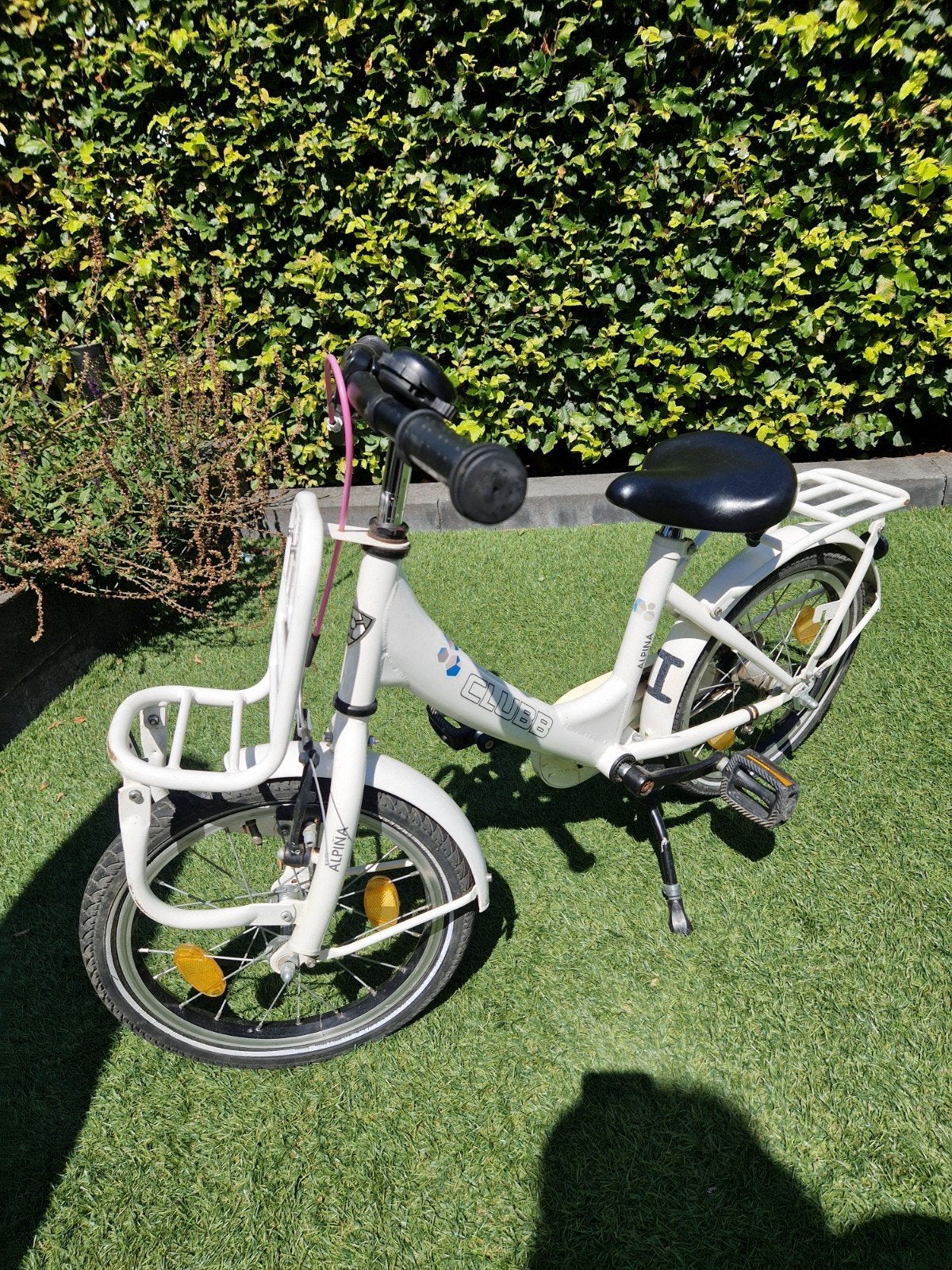 Alpina meisjesfiets 16 inch met nieuwe banden, Fietsen en Brommers, Fietsen | Meisjes, Ophalen, Terugtraprem, Gebruikt, Alpina