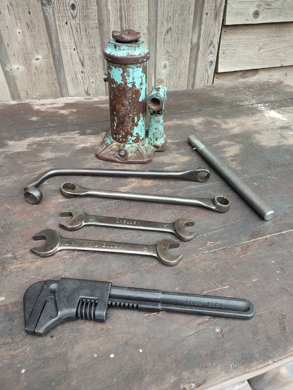 WW2 Britse Voertuig Gereedschap Set: Krik & Sleutels, Ophalen of Verzenden, Landmacht, Engeland, Overige typen