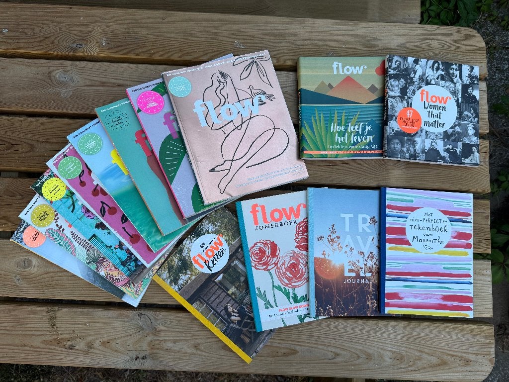 Flow complete jaargang 2019 met 4 specials, Ophalen of Verzenden, Gelezen, Lichaam en Geest