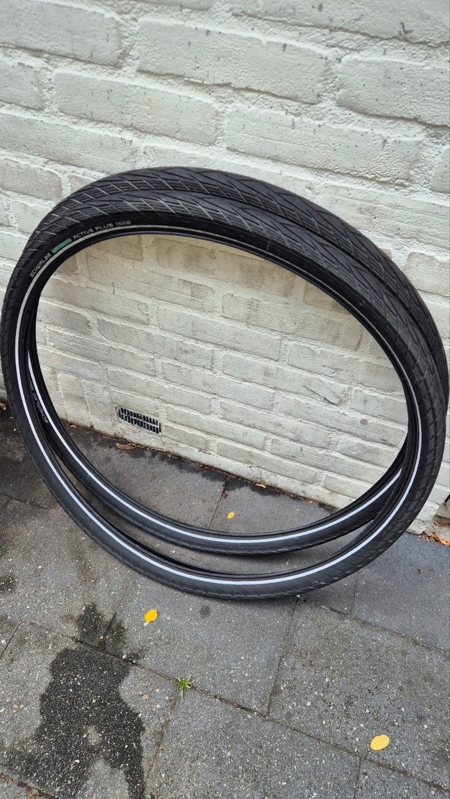 Fiets banden nette staat, Ophalen