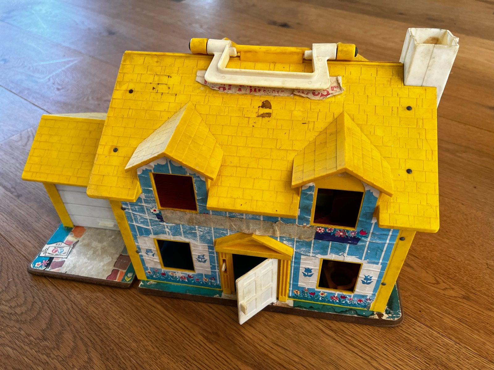Vintage Fisher-Price Poppenhuis - Jaren '70, Kinderen en Baby's, Speelgoed | Poppenhuizen, Ophalen, Gebruikt, Poppenhuis